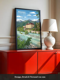 Merano Illustration Architektur