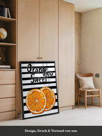 Orangenscheiben Retro Charme