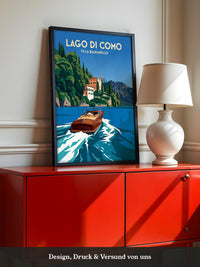 Lago di Como Boot Retro Stil