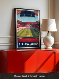 Allianz Arena Innenansicht Retro