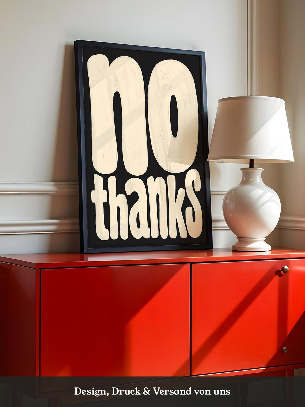100 Thanks Wandbild