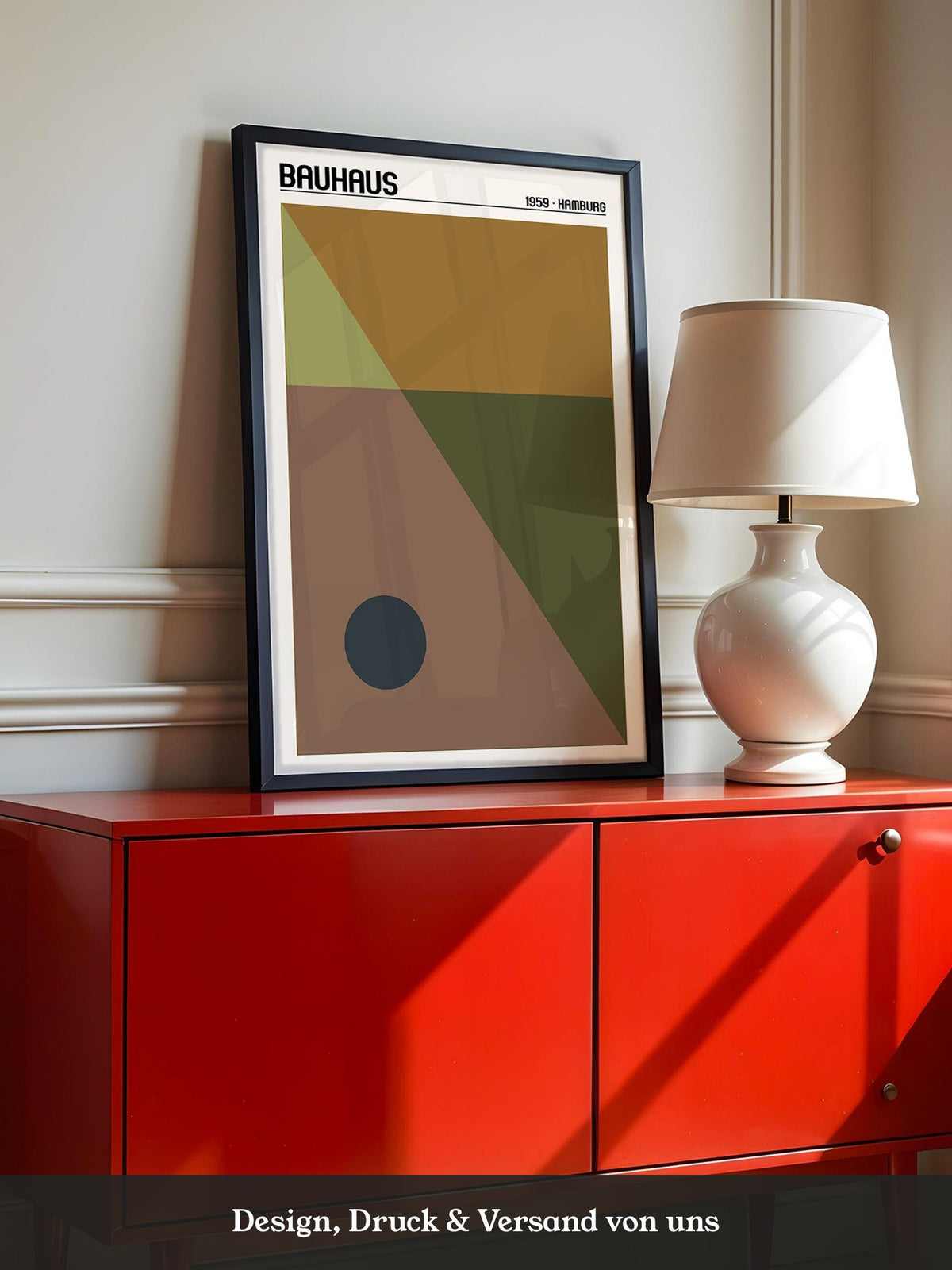 Bauhaus Geometrie Erdtöne