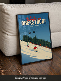 Skifahrer Oberstdorf Allgäu