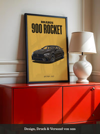 Brabus 900 Rocket Grafik schwarz