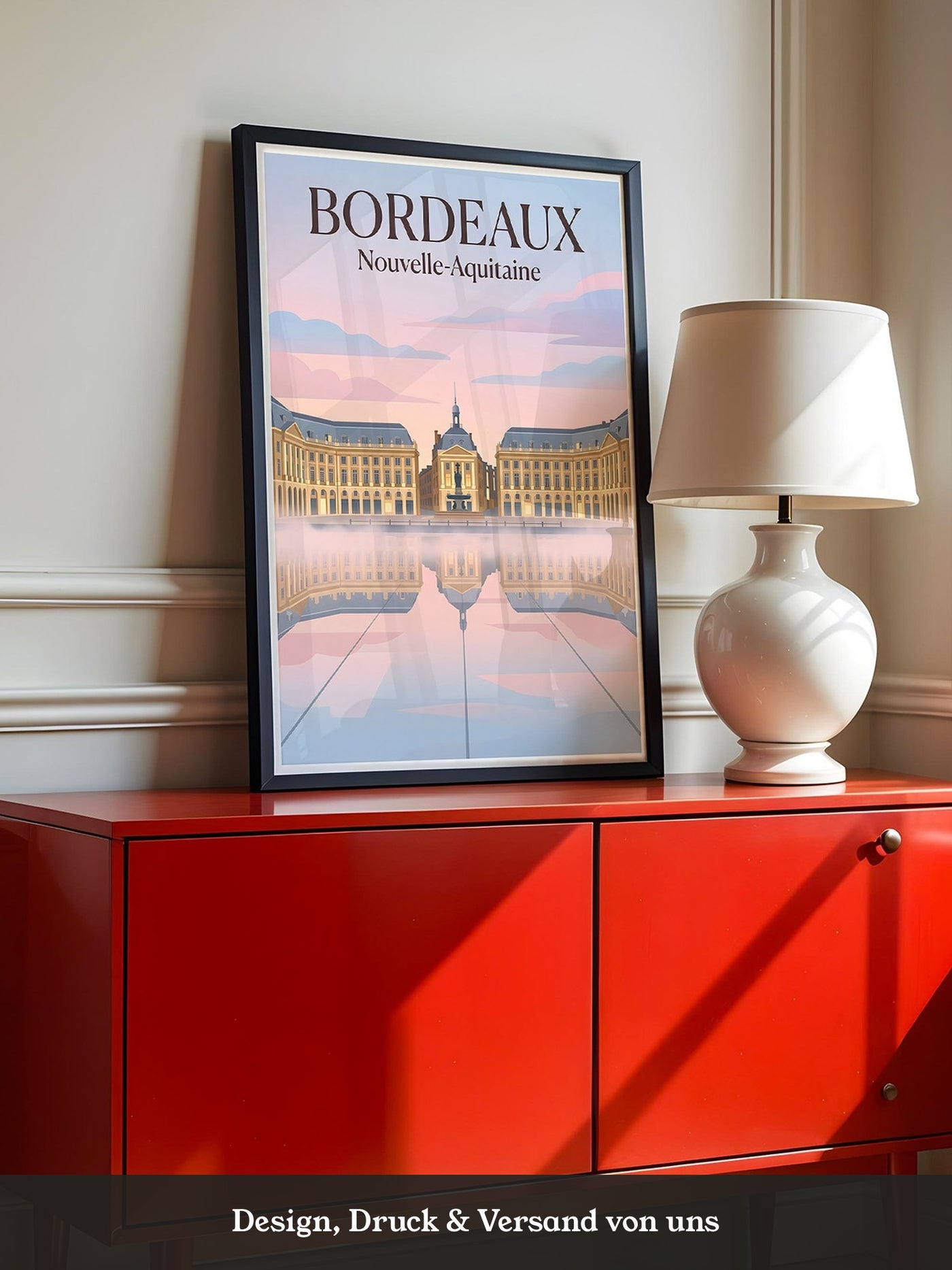 Bordeaux Architektur Pastellfarben