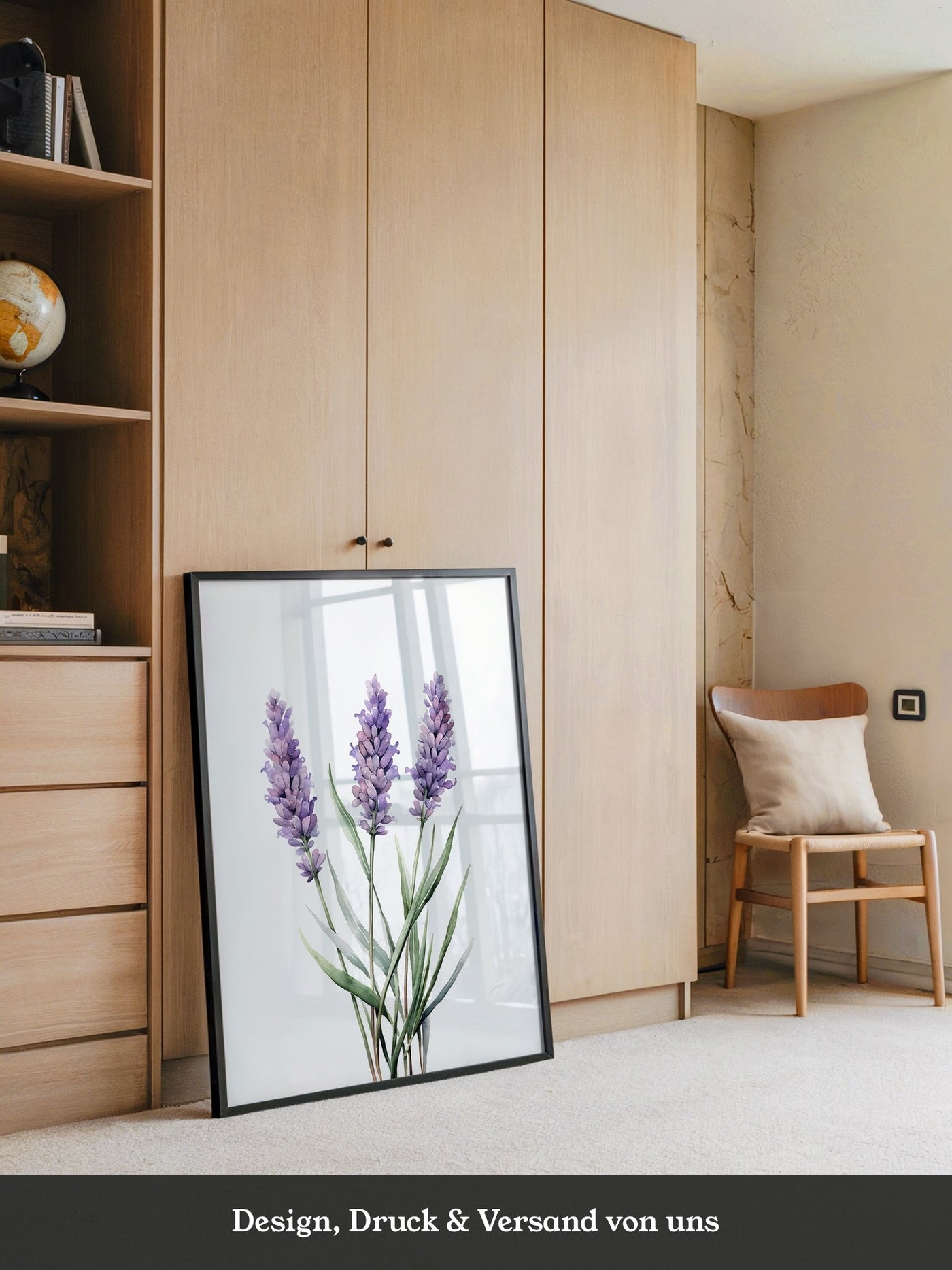 Lavendel Aquarell lila