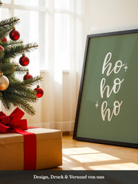 Ho Ho Ho Schrift grün