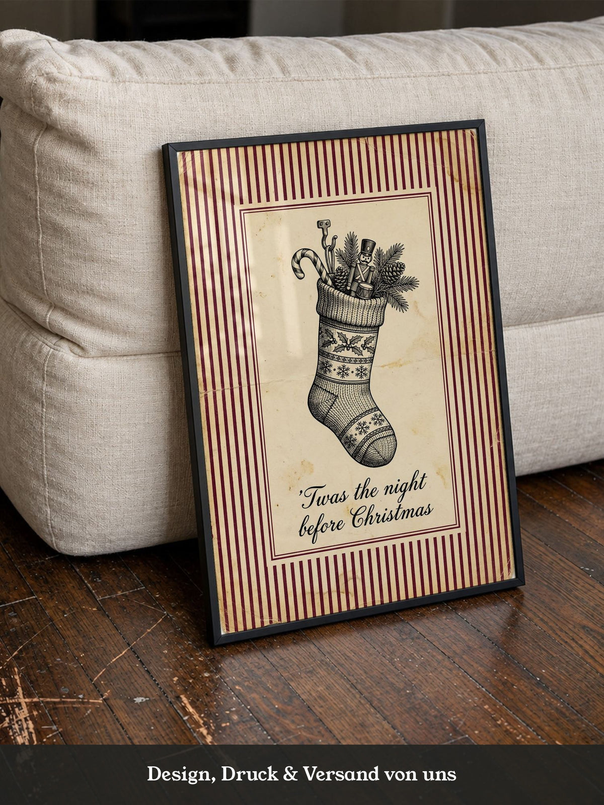 Vintage Weihnachtsstrumpf