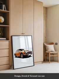 Oldtimer Frontansicht Orange
