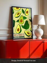 Avocado Illustrativ Retrodesign