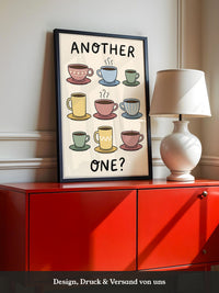 Kaffeetassen Illustration bunt