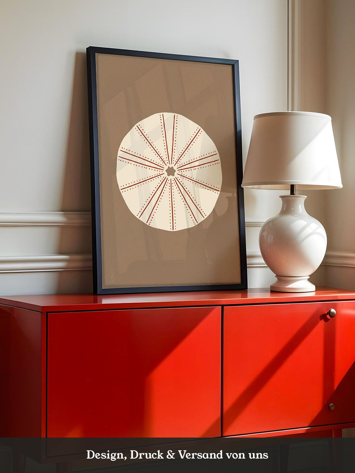 Geometrische Sonne Minimalistisch