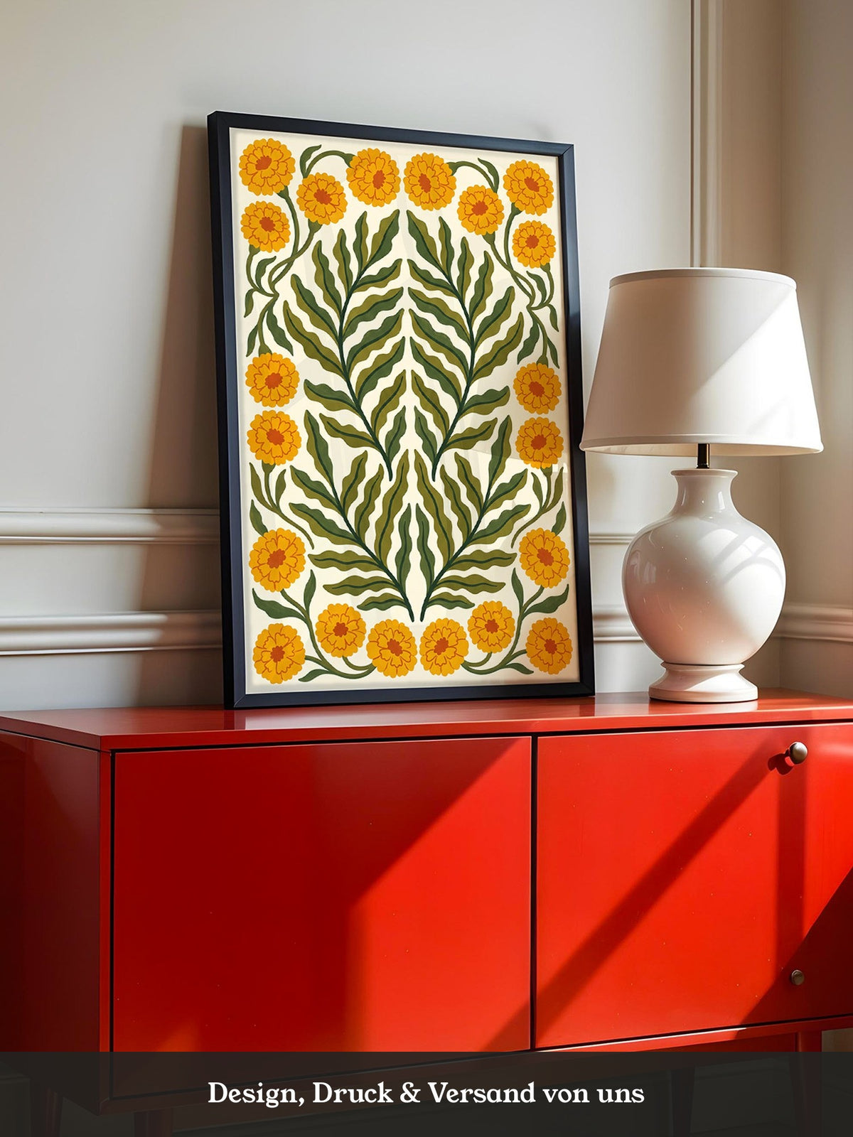 Marigold Blumen Gelb-Ornament