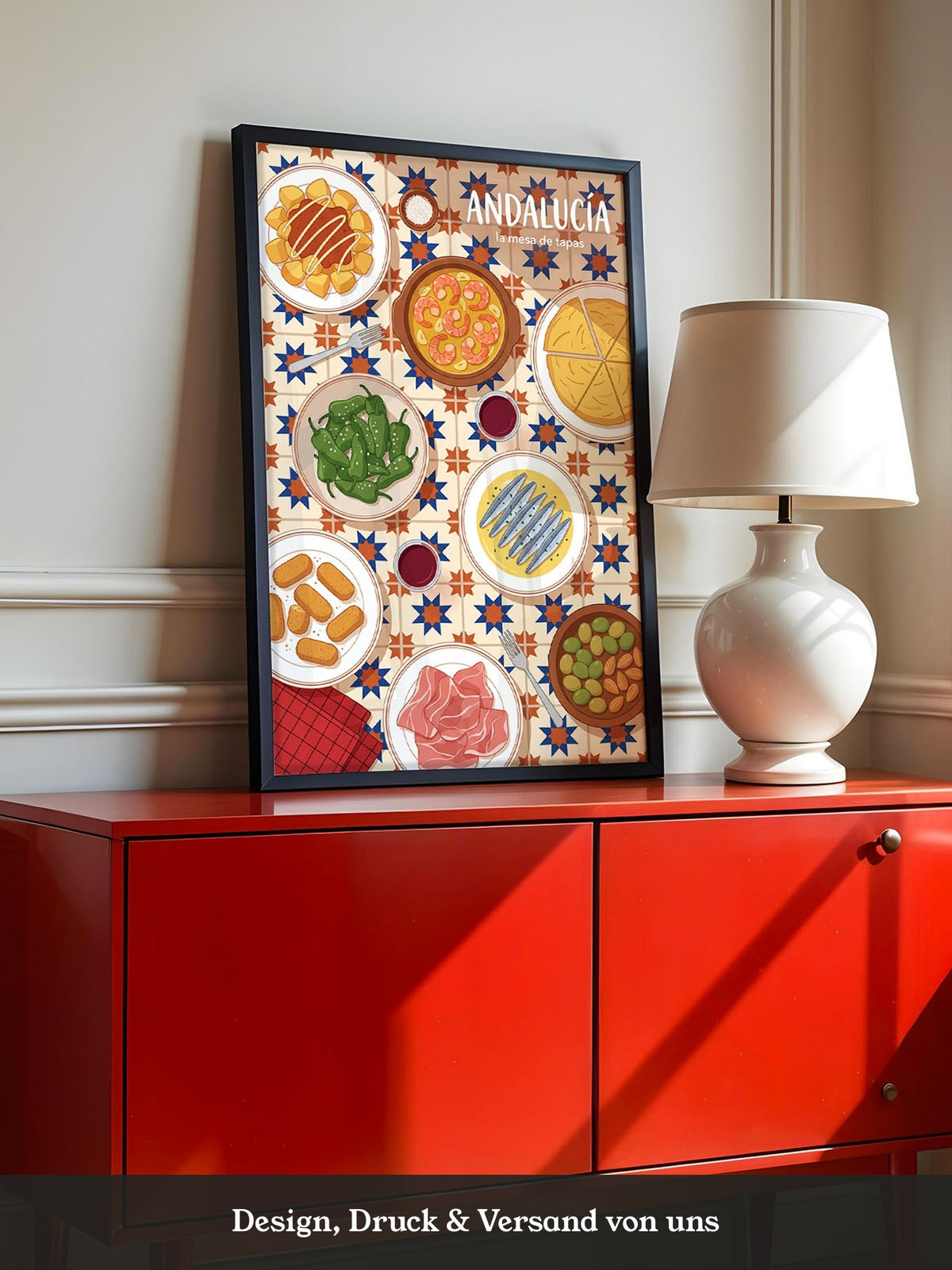 Andalucia Tapas Illustration