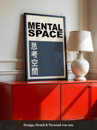 Mental Raum Minimalistisch Retro