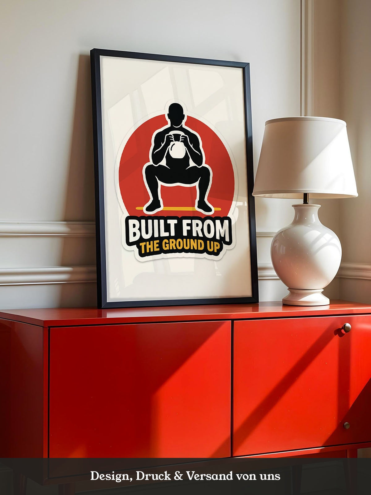 Kettlebell Squat Poster