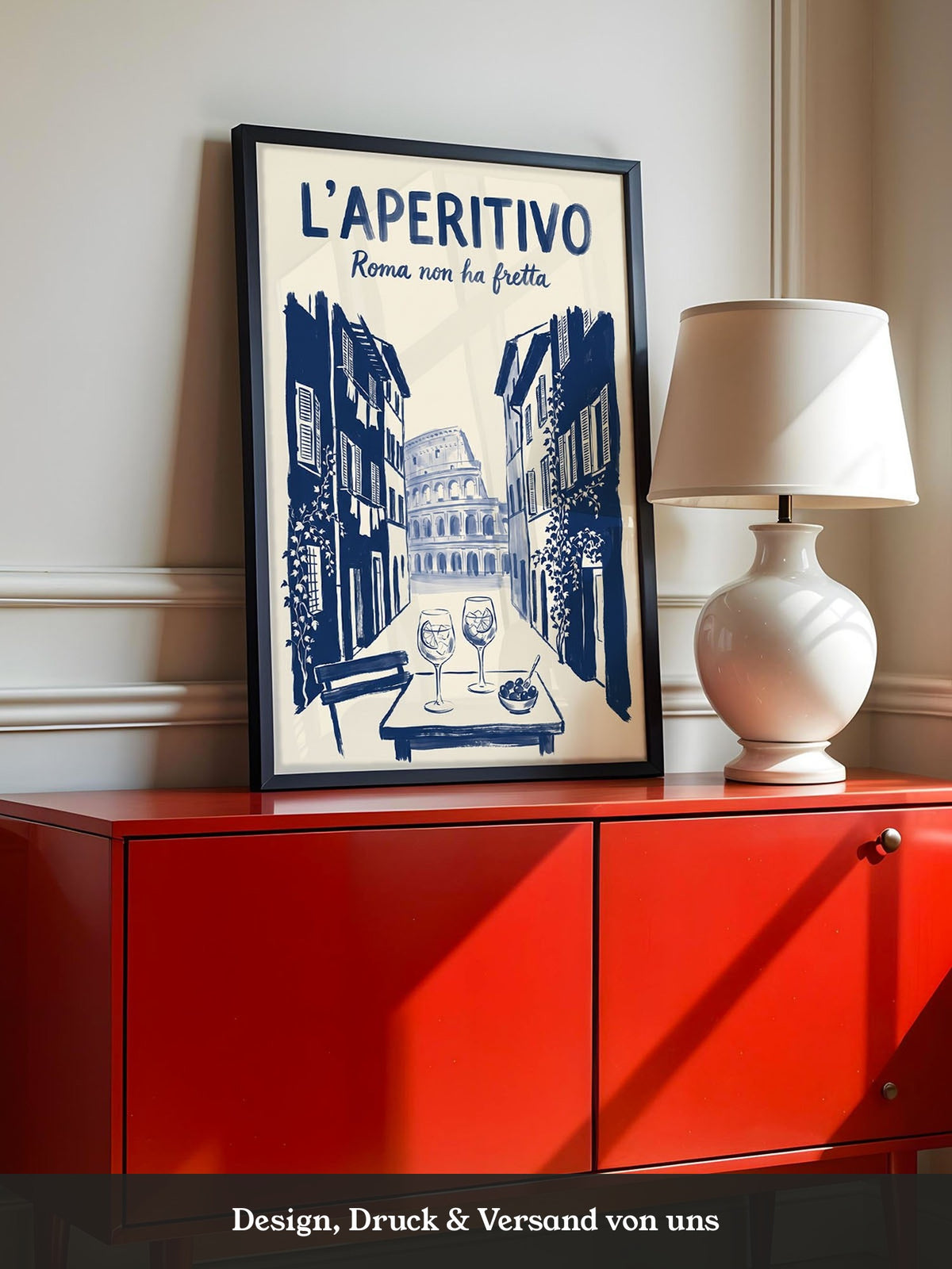 Aperol Spritz Roma Illustration