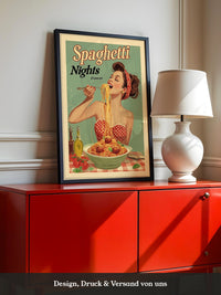 Spaghetti Retro Stil