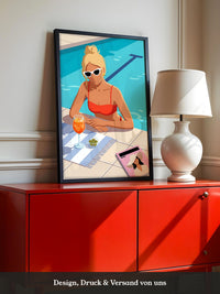 Poolside Aperol Woman