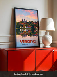 Viborg Schloss Sonnenuntergang