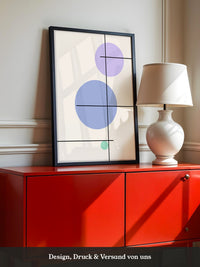 Bunte Kreise Linien Abstrakt