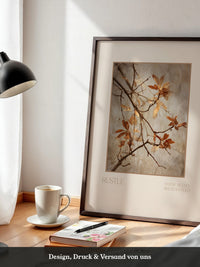 Herbstliche Zweige Vintage-Look