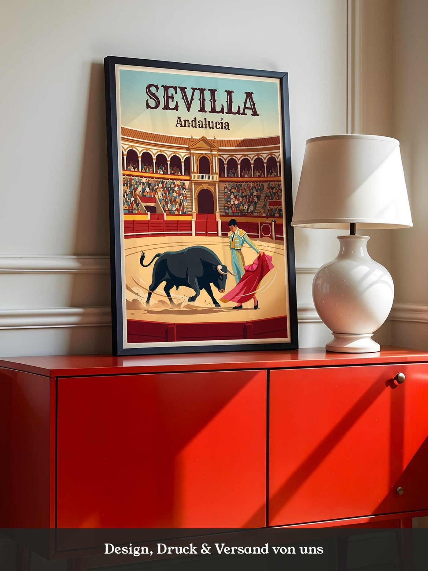 Stierkampf Sevilla Retro