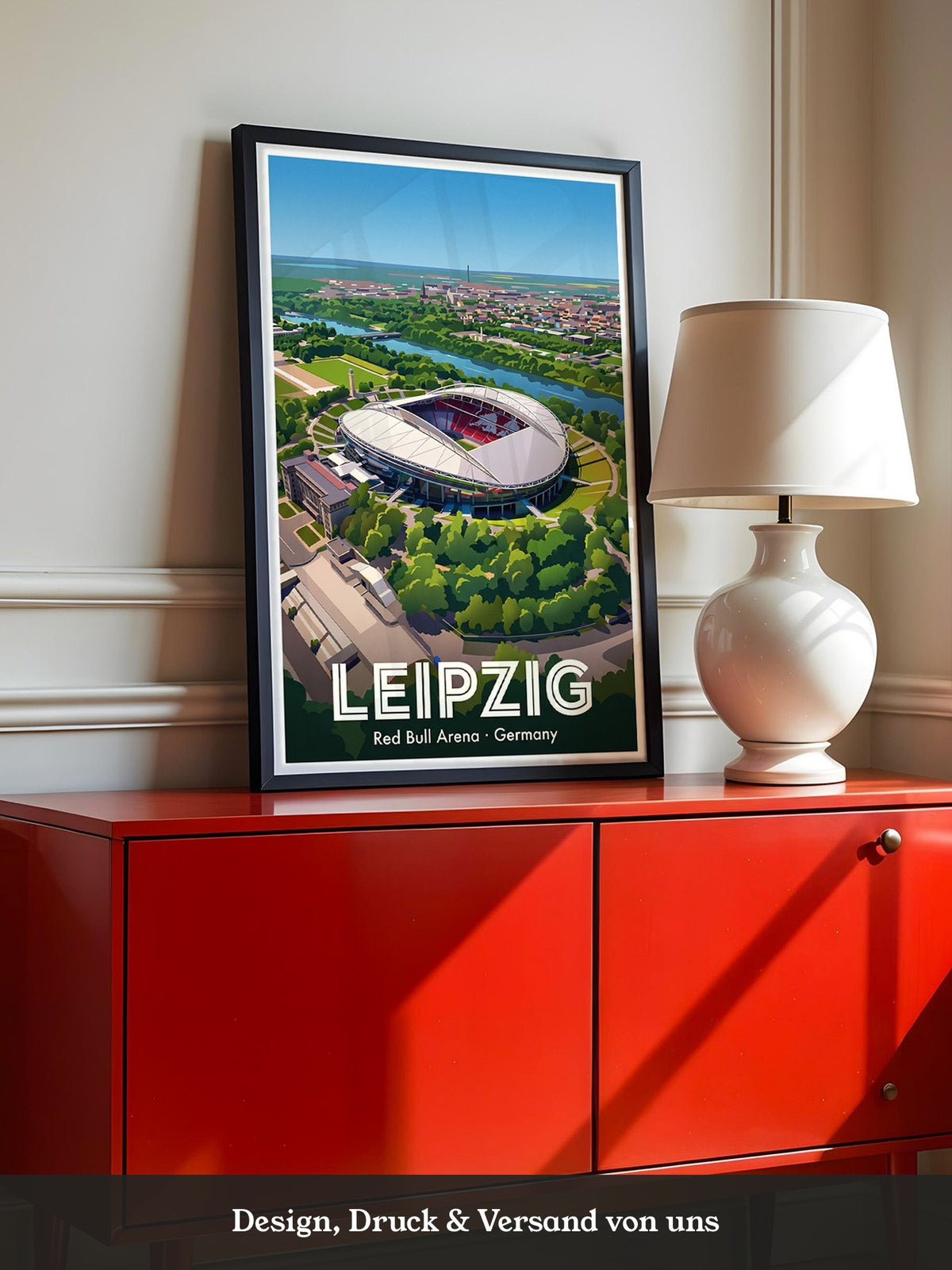Red Bull Arena Leipzig Vogelperspektive
