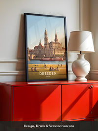 Dresden Elbufer Vintage Stil