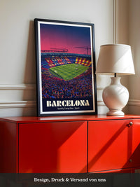 Camp Nou Abenddämmerung Szenerie