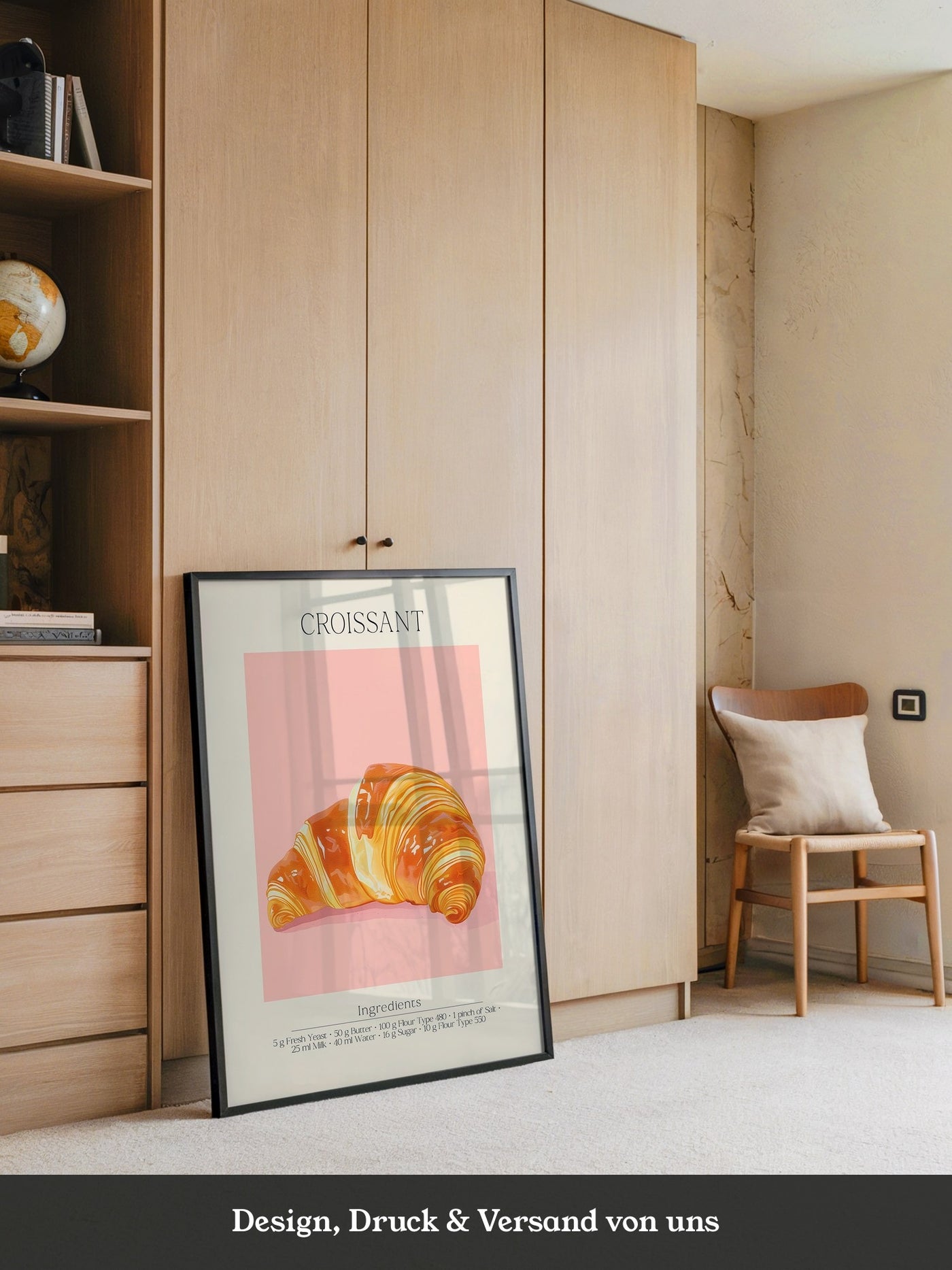 Croissant Pastell Retro