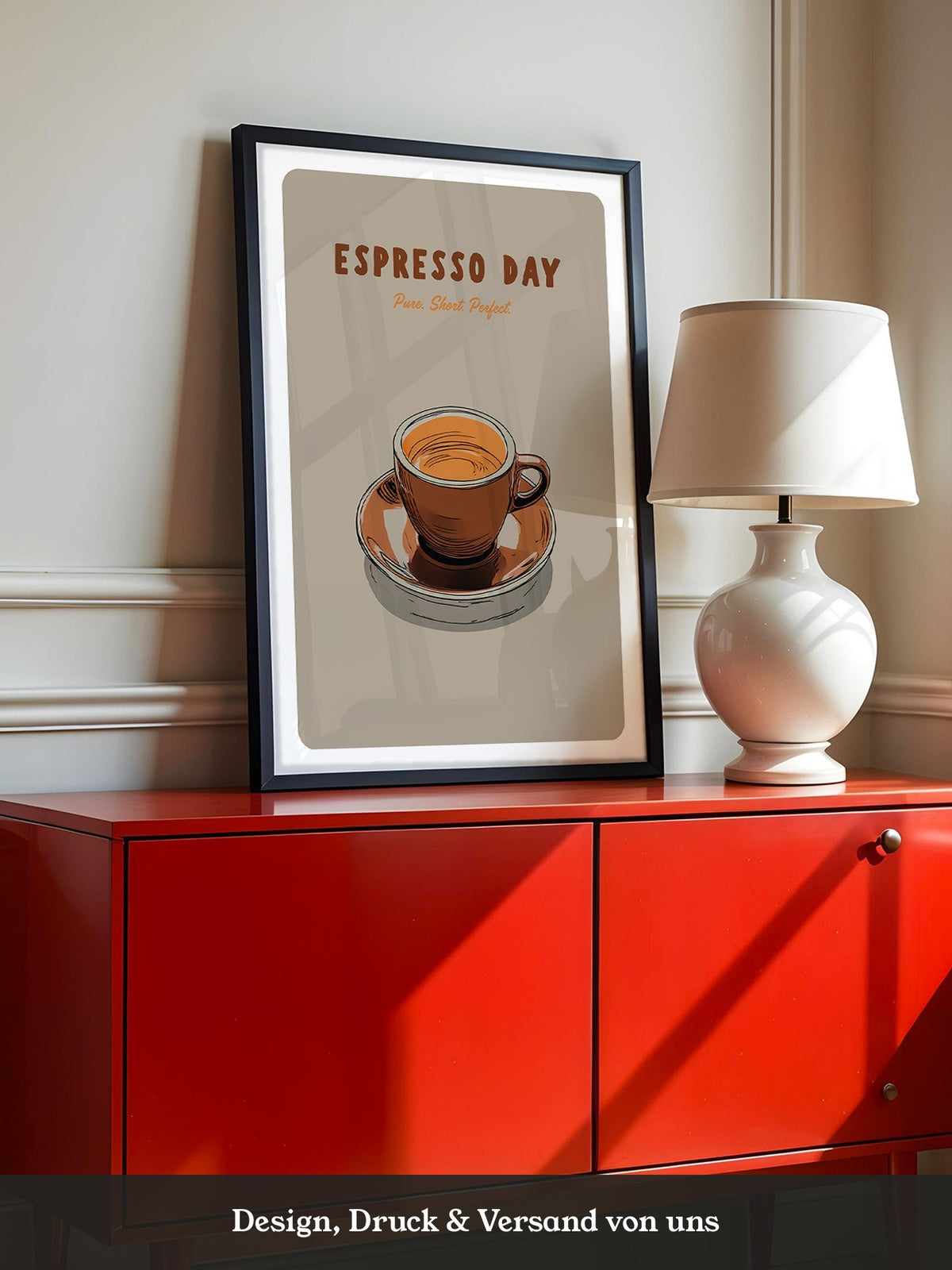 Espressotasse Retro Braun