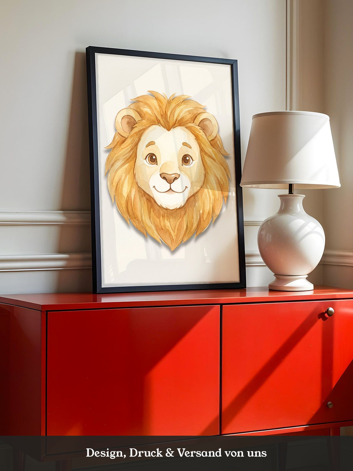 Niedlicher Löwe Aquarell