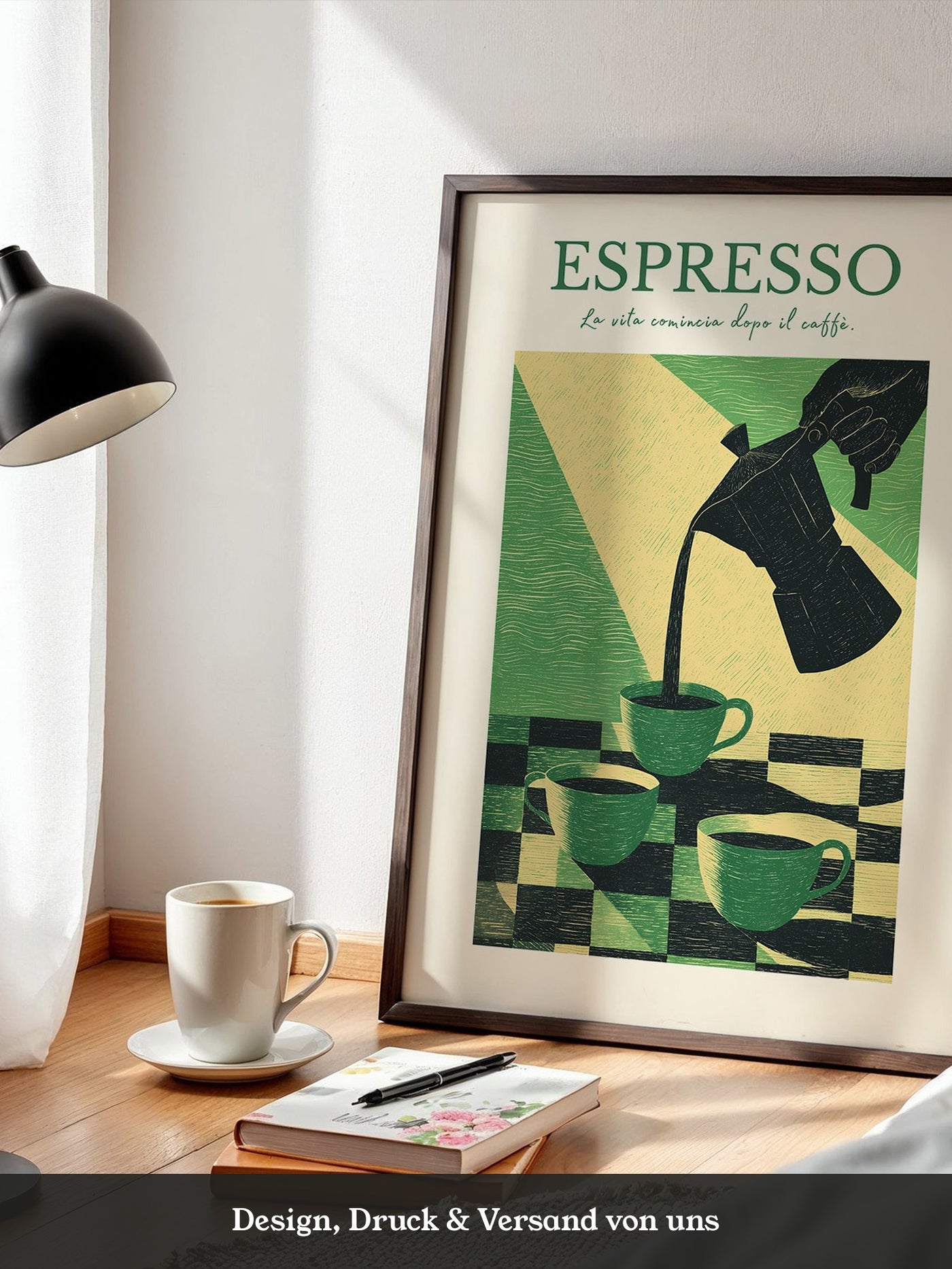Espresso Kaffeetassen Retro-Design