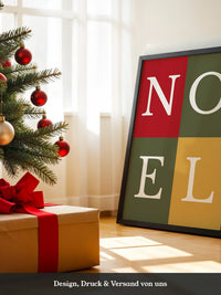NOEL Buchstaben Buntblock