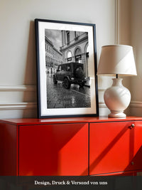Luxus SUV Stadtansicht S/W