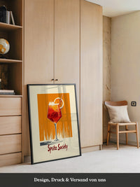Aperol Spritz Glas Orange Vintage