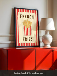 Pommes Streifen Stil