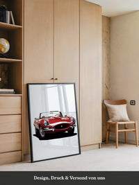 Klassischer Roadster rot Retro