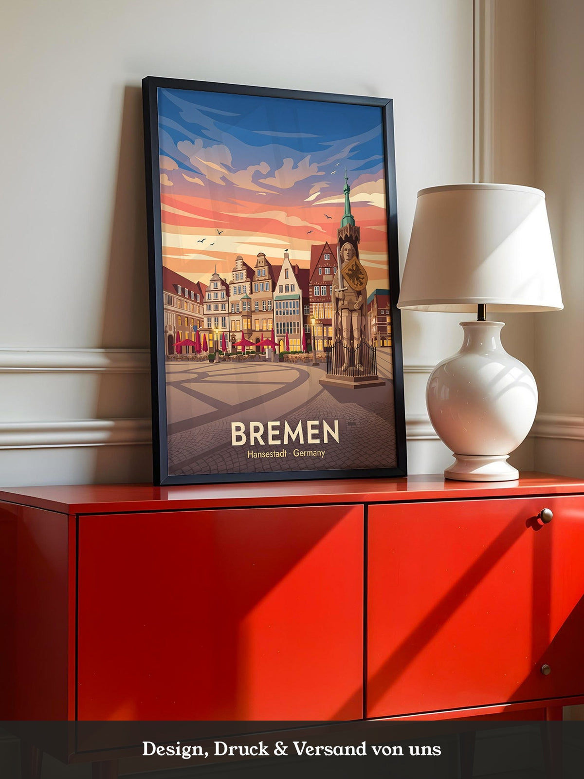 Bremen Altstadt Abendrot
