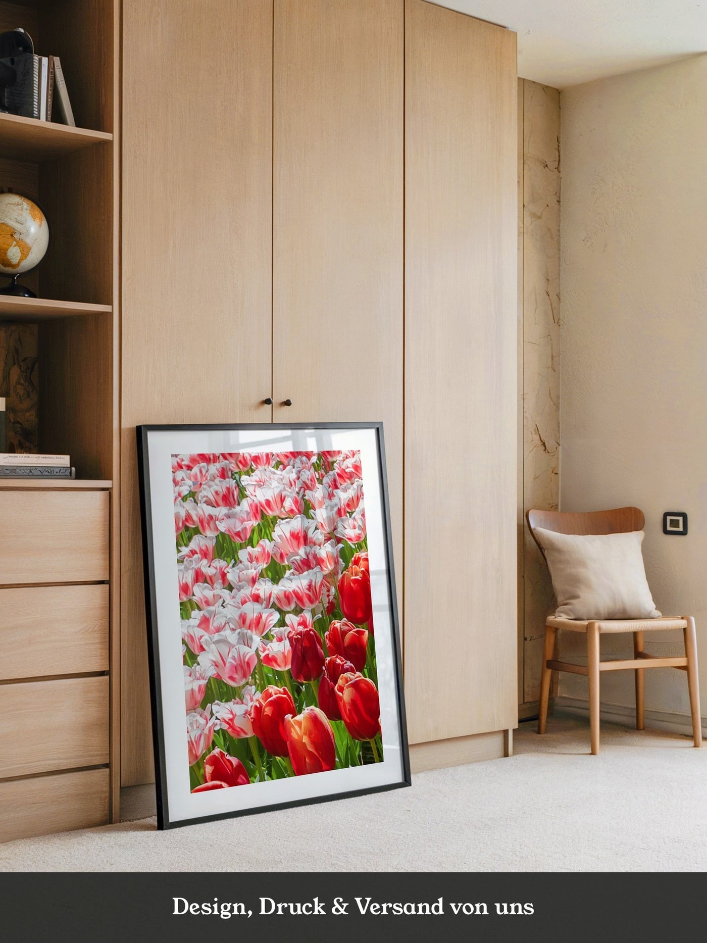 Tulpenmeer Rot Weiß