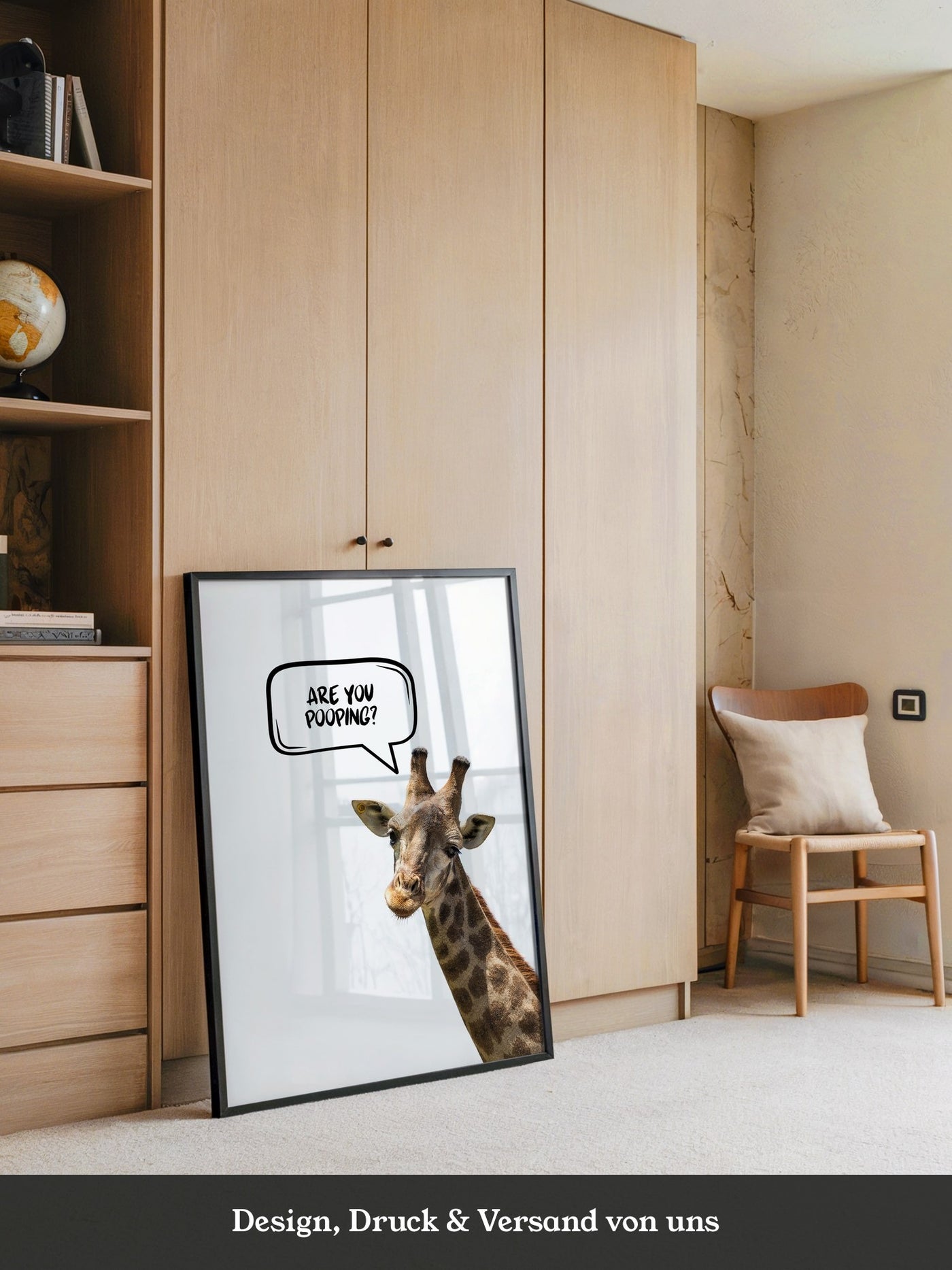 Giraffe Sprechblase Humor