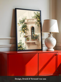 Balkon Zitronenpastell