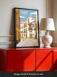 Sevilla Gasse Illustration