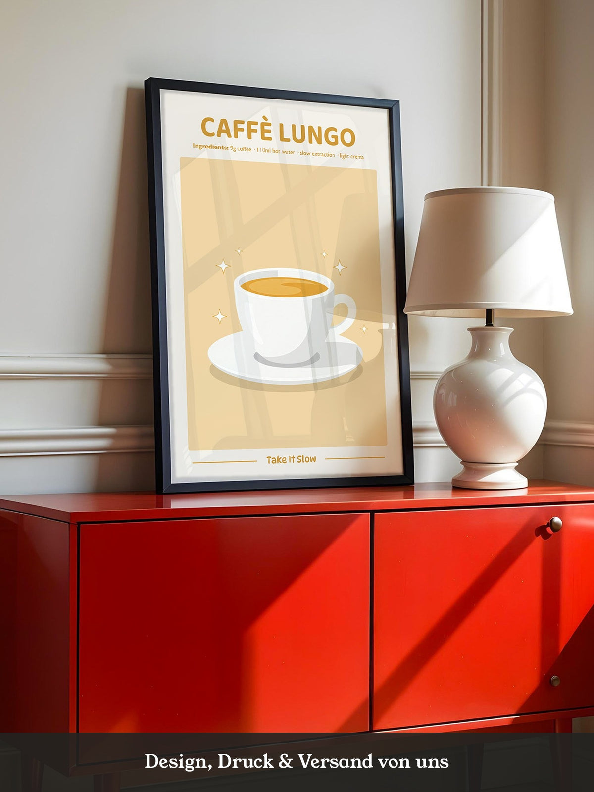Caffè Lungo Tasse Illustration