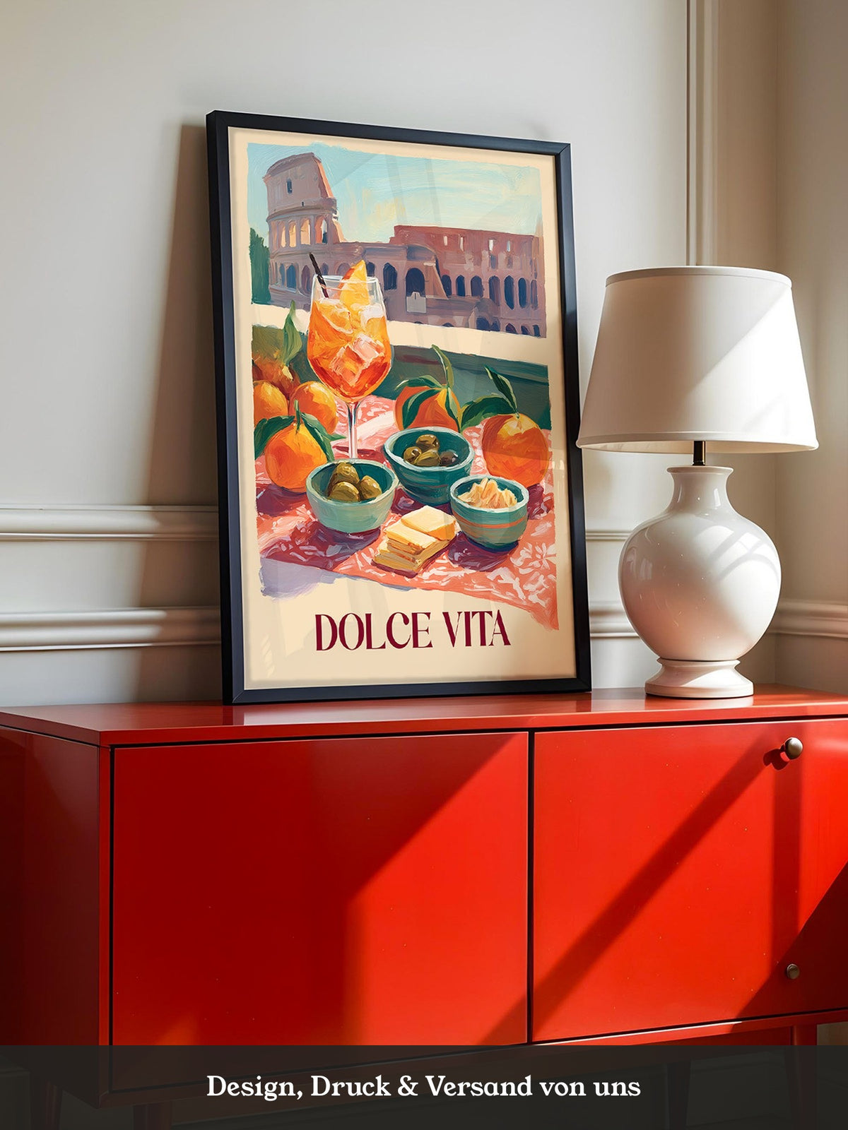 Aperol Spritz Colosseum Malerei