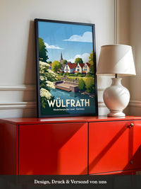 Wülfrath Stadtansicht Pastell