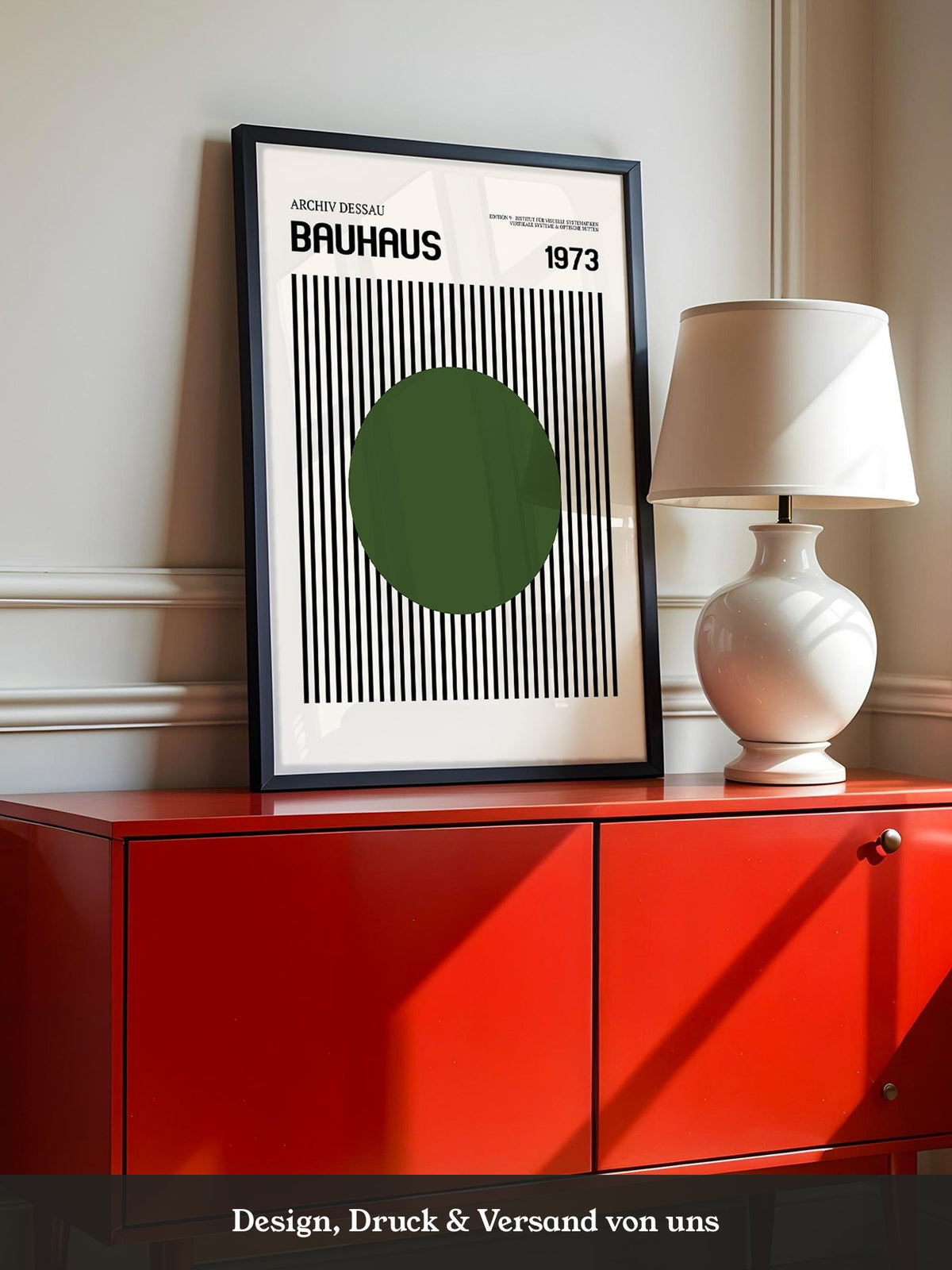 Bauhaus Streifen Kreis 1973