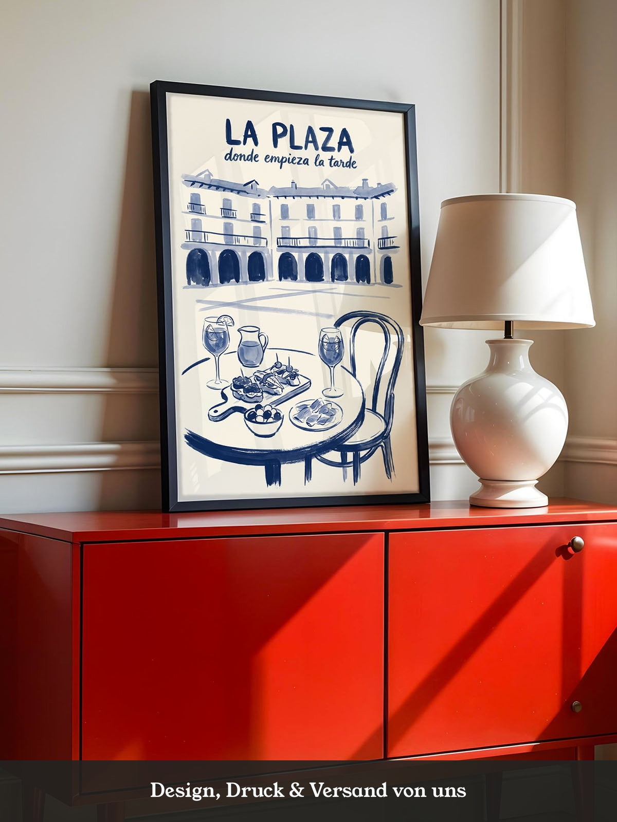 La Plaza Aperitivo Illustration