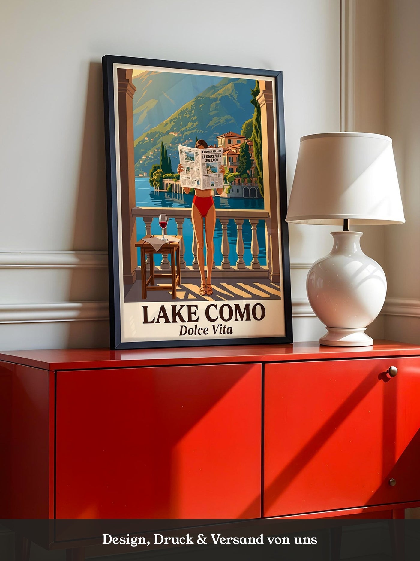 Lake Como Zeitung Sonnenbalkon